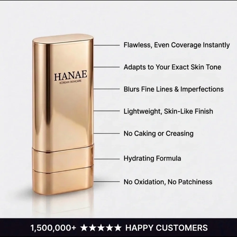 HANAE Korea Skincare Foundation Stick - Light Sand #3